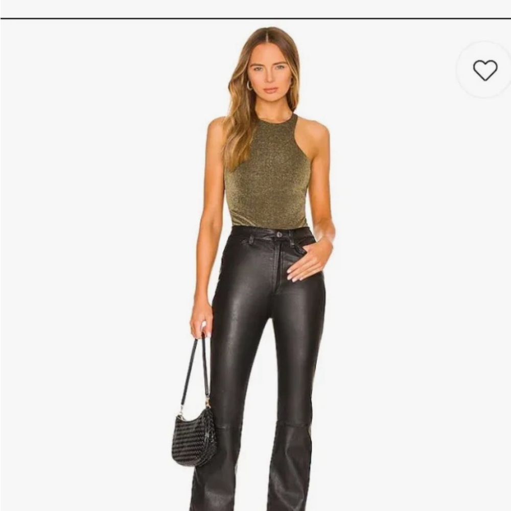 Allsaints gold/bronzebodysuit XS